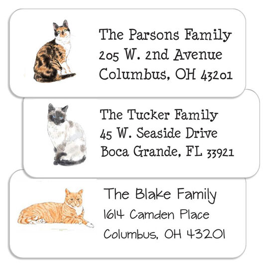 Pick Your Cat Address Labels